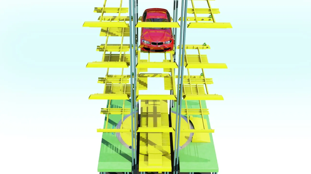 automated parking tower